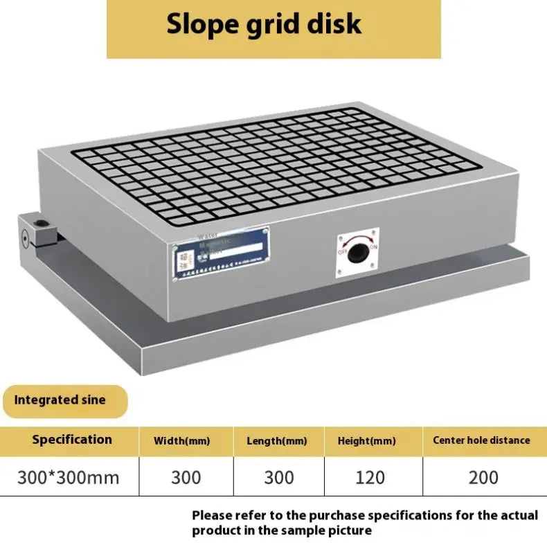 TEBAK Innovative CNC Magnetic Chuck Slope Chuck with Strong Holding Force Superior Stability Magnetic Chuck Machine Tools