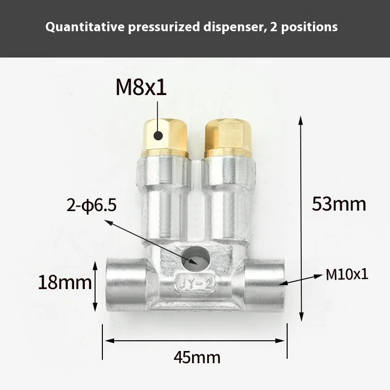 Type Quantified Decompression Thin Oil Distributor Lubrication Fitting Centralized Lubrication System