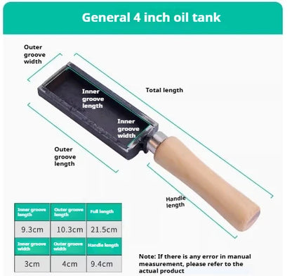 TEBAK Jewelry Tools Jewelry Melting Mould Gold Silver Copper Casting Steel Trough Jewelry Casting Ingot Mold Dual Use Ingot Mold