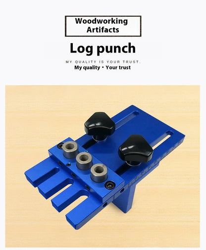 TEBAK W-33 Joinery Woodworking Dowel Jig Kit with Auxiliary Tools Self-Centering Dowel Drill Guide Hole Jig