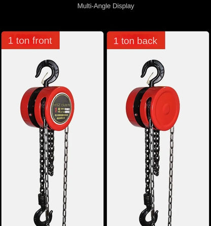 1-20 Ton Hand Chain Hoist Factory Wholesale Online Chain Hoist Hand Operated Chain Block
