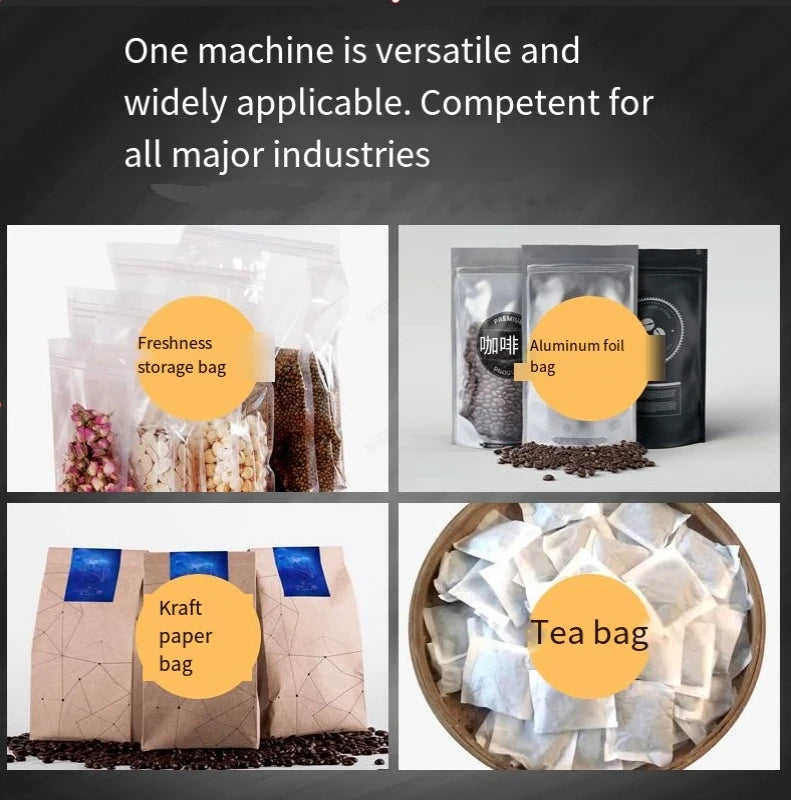 TEBAK Portable Food Plier Sealer Direct Heating Pliers Hand Clamp Plastic Aluminum Foil Thick Bag Sealing Machine