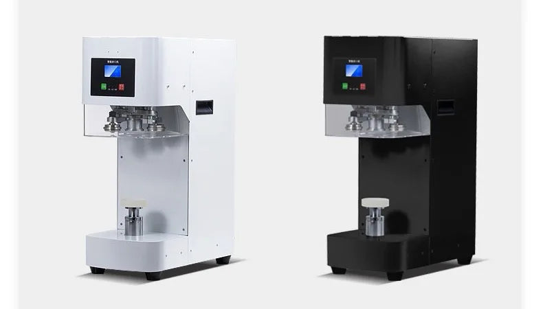 TEBAK Auto Height Adjustable Ring Pull Pet Aluminum Plastic Desktop Electric Sealing Machine Tin Seamer Can Sealer for Sale