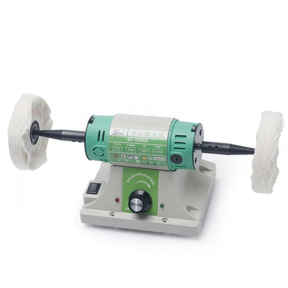 Anduuk Mini Portable Bench Table Polishers Small Parts Dental Dentures Finishing Polishing Lathe Machine