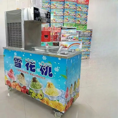 Commercial Use Bingsu Machine Snow Ice Flake Korean Snow Cone Ice Cream Machine Ice and Snow Flower Machine
