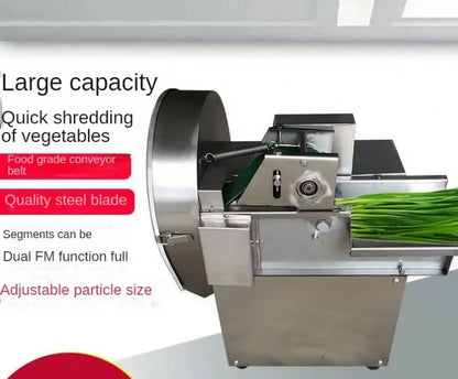 Multifunctional Automatic Vegetable Shredding Machine 120-305 KG/H Schools Restaurant Kitchen Vegetable Fruit Cutting Machine