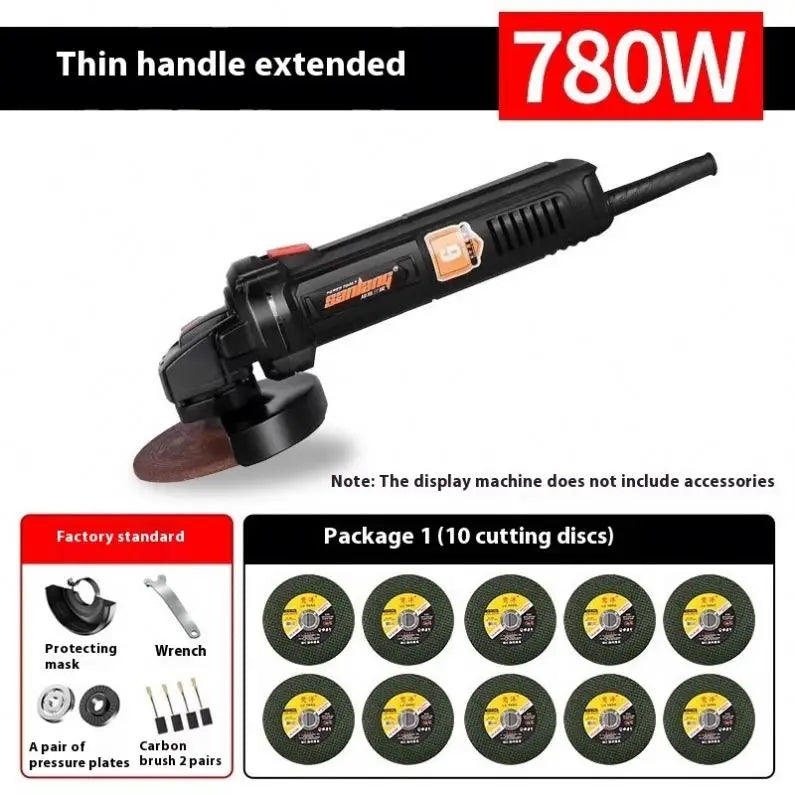 TEBAK Factory Grinding Abrasive Wheels Power Tool Grinder Angle Armature Mini Angle Grinder