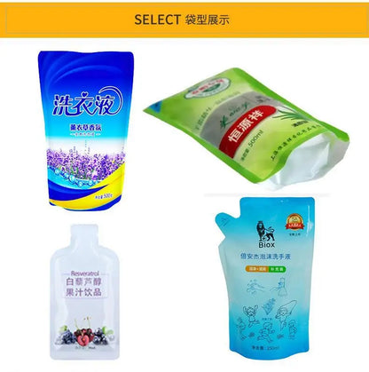 TEBAK Touch Screen Supplier 20-999g Back Seal Organ Bag Self-adhesive Granule Sugar Honey Rice Granule Weighing Packing Machine