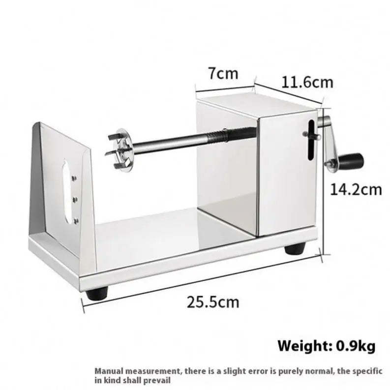 Electric Potato Spiral Cutter Twisted Potato Machine / Slicer Potato Cutting Machine