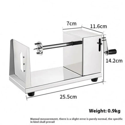 Electric Potato Spiral Cutter Twisted Potato Machine / Slicer Potato Cutting Machine