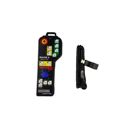 CNC MACH3 electronic handwheel manual controller USBMODBUS MPG CNC engraving machine motion card interface board pulse generator