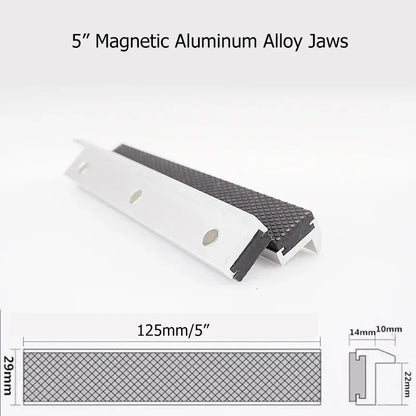 Protect Cover Vise 4/5/6'' Jaws Magnetic Protective Cover Aluminium Alloy Rubber Hand Tools Bench Vise Protector Accessories