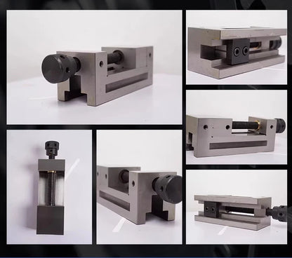 Precision Tool Maker Steel QGG 73 3 Inch 3" CNC Vise Flat Angle Mirror Grinder Vise V Type Pliers Workpiece Clamping Clamp