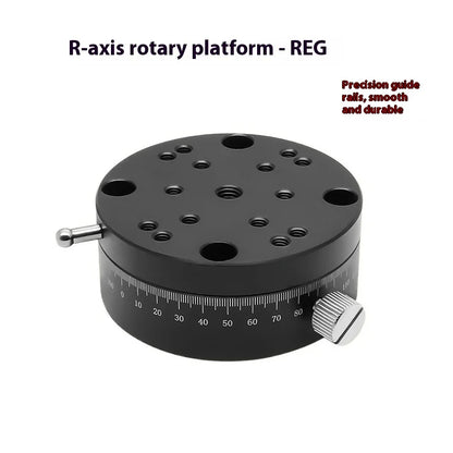 REG25 40 60 R-Axis Rotary Micro-Adjustment Stage High-Precision Knob-Feed Positioning Platform for Optical Alignment Model