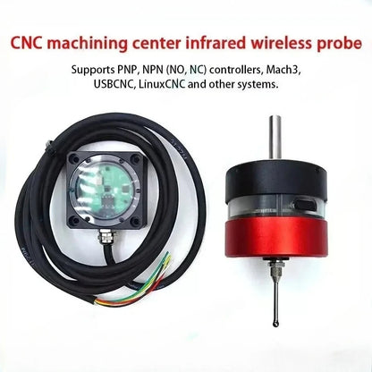 CNC wireless touch probe 3d edge finder machining center CNC milling machine three-coordinate probe centering tool setting Mach3