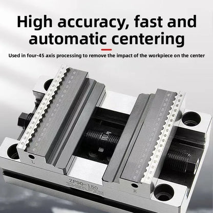ZY90-150 Self Centering CNC Vice Machining Center Concentric Flat Mouth Pliers Precision Four Axis Five Axis Turntable Fixture