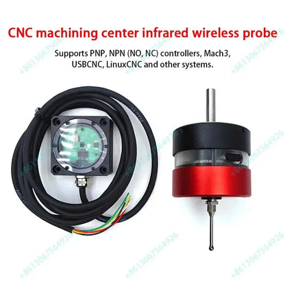 CNC wireless touch probe 3d edge finder machining center CNC milling machine three-coordinate probe centering tool setting Mach3