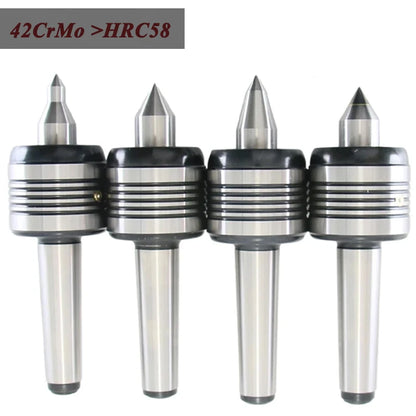 MT2 MT3 MT4 Morse CNC Lathe Rotary Center Standard Double Cone Head Live Center For Morse Turning Center