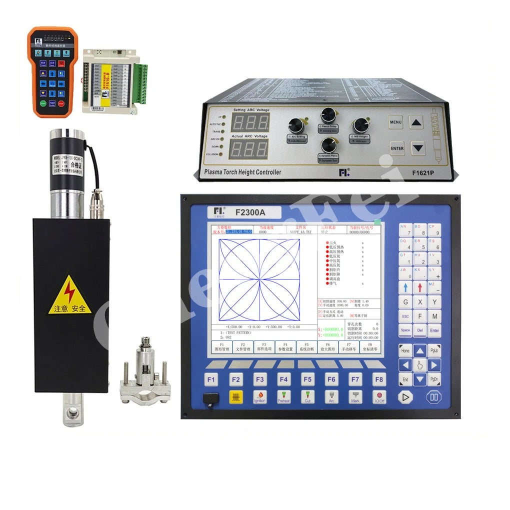 CNC Thc Plasma Controller Kit 2 Axis Cnc System F2300a/f1621/hp105/jykb-100-dc24v/t3/f1510 Plasma Cutter Remote Control