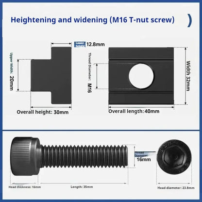 Precision CNC Side Fixture Clamp Flat End Bench vice Workholding Fixturing-Fixed Clamping OK Vise Frog Clamps for Manufacturing