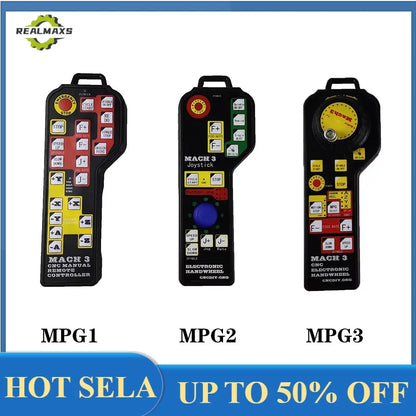 CNC MACH3 electronic handwheel manual controller USBMODBUS MPG CNC engraving machine motion card interface board pulse generator