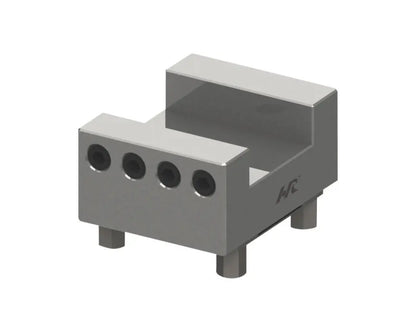 Position Fixture ER Fixture U-shaped Groove Stainless Steel Clip Brass Spark Machine Electrode Clip Copper Male Seat