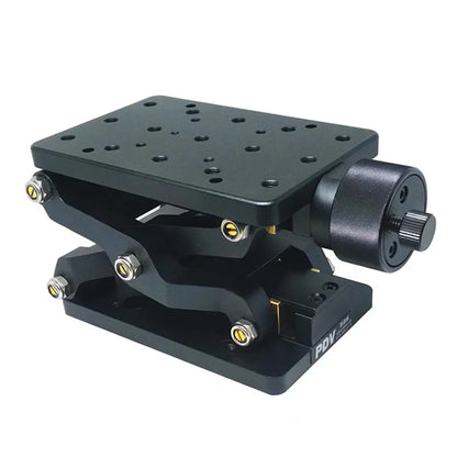 High Precise Manual Lift Z-axis Manual Lab Jack Elevator Optical Sliding Lift lifting platform PT-SD408 PT-SD408S 60mm Travel