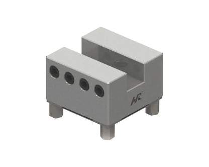 Position Fixture ER Fixture U-shaped Groove Stainless Steel Clip Brass Spark Machine Electrode Clip Copper Male Seat