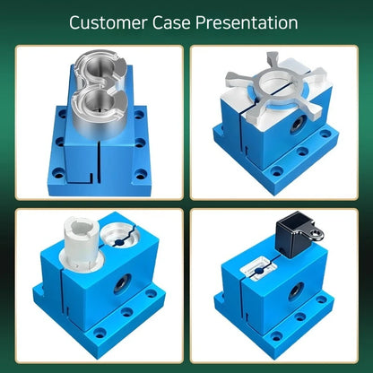 Manual shape-fixing fixture CNC pneumatic special-shaped workpiece end face multi-position tight arrangement conformal chucktool