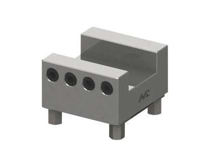 Position Fixture ER Fixture U-shaped Groove Stainless Steel Clip Brass Spark Machine Electrode Clip Copper Male Seat