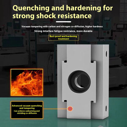 M6/M8L OK Double Extension Vise Fixture CNC Machining Center Multi-station Batch Processing Inclined Wedge Expansion Clamp Block