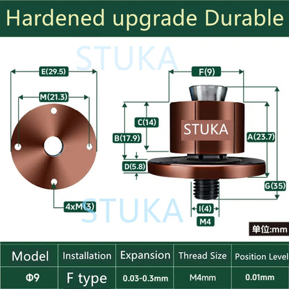 Stuka CNC Internal Support Clamp Quick Positioning Expansion Pin Manual Internal Hole Tightening Locator 1PC
