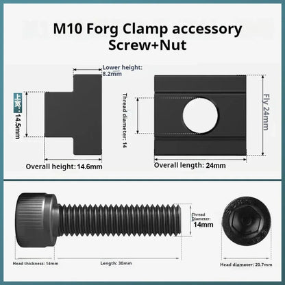 Bench Vice Workholding Fixturing CNC Side Fixture Clamp Fixed Precision Fixtures Clamping OK Vise Vice Frog Clamps Flat End