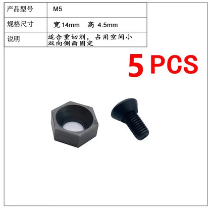 Small Clamping Block M6 M8 Hexagonal Top Measuring Clamps Fixture Jig CNC Batch Parts Processing Side FixedToolingPrecisionVise
