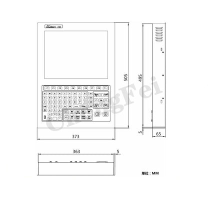 SF-5200S CNC plasma controller, 2-axis plasma cutting operating system, flame cutting motion controller