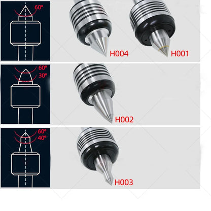 MT2 MT3 MT4 Morse CNC Lathe Rotary Center Standard Double Cone Head Live Center For Morse Turning Center