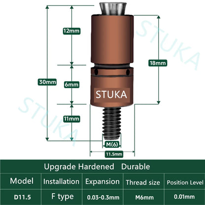 Stuka CNC Inner Diameter Expansion Pin Quick Locating Inner Support Chuck Inner Hole Expansion Fixture for Moulds