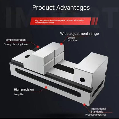 High precision QKG50 63 73 quick acting flat jaw grinding machine Vise Wanli milling machine fixture clamping table 2/2.5inches