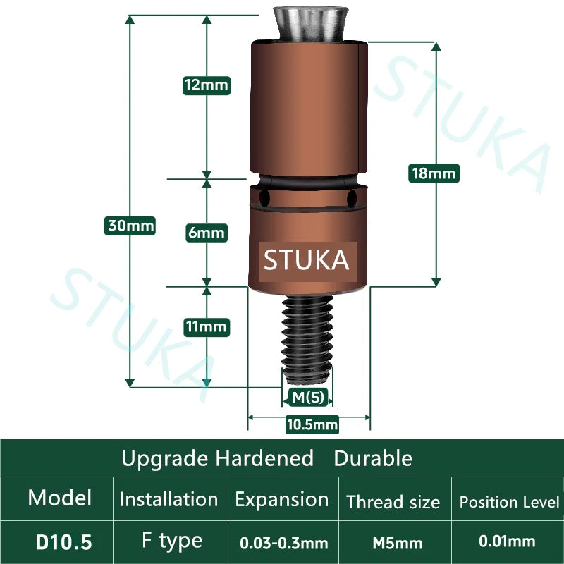 Stuka CNC Inner Diameter Expansion Pin Quick Locating Inner Support Chuck Inner Hole Expansion Fixture for Moulds
