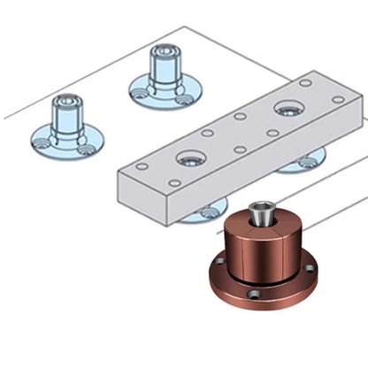 Stuka CNC Internal Support Clamp Quick Positioning Expansion Pin Manual Internal Hole Tightening Locator 1PC