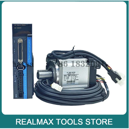 CNC Servo motor group 40/80 small AC 400W 750W CNC controller servo driver uses engraving and milling machine