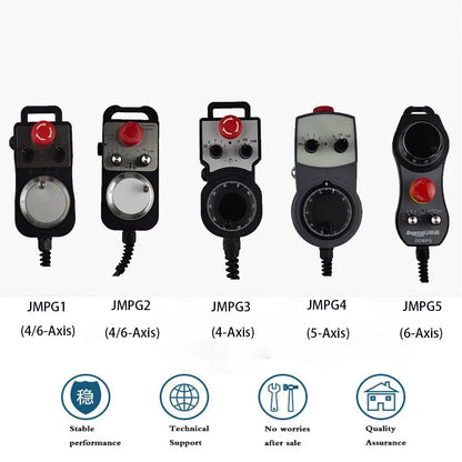 The CNC 4 Axis handwheel  controller MPG Pendant,All Wiring isolated from MPG unit and provide a easy to install wiring diagram.
