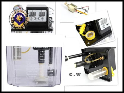 220V cnc electromagnetic lubrication pump lubricator 0.5/1/2 Liters lubricant pump automatic lubricating oil pump Oil injectors