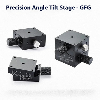 GFG40 GFWG40 X Axis XY Axis 40mm Sliding Table Manual Radian Angle Table Goniometer Swing Table Measurement Displacement Radian