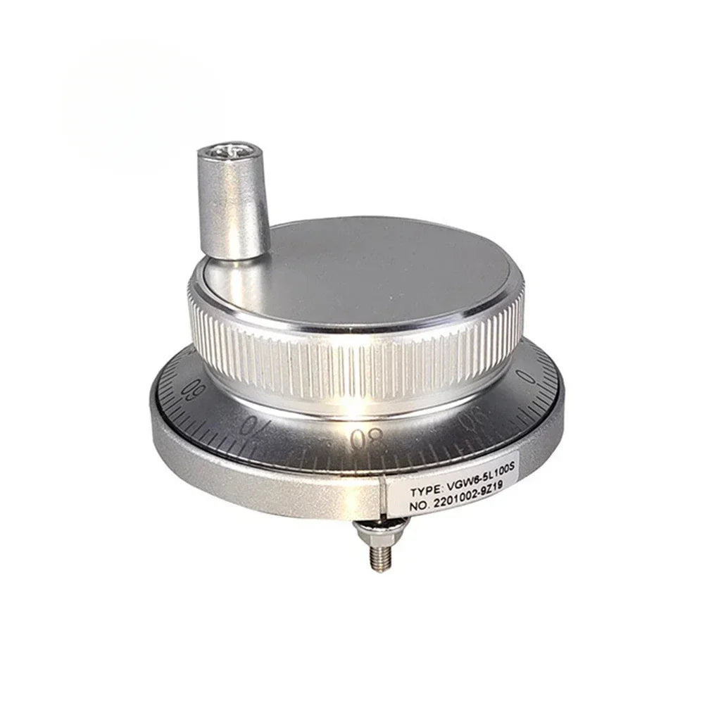 CNC pulse generator handwheel 4 terminal 6 terminal 5V 60mm 100PPR manual pulse generator handwheel rotary encoder electronic