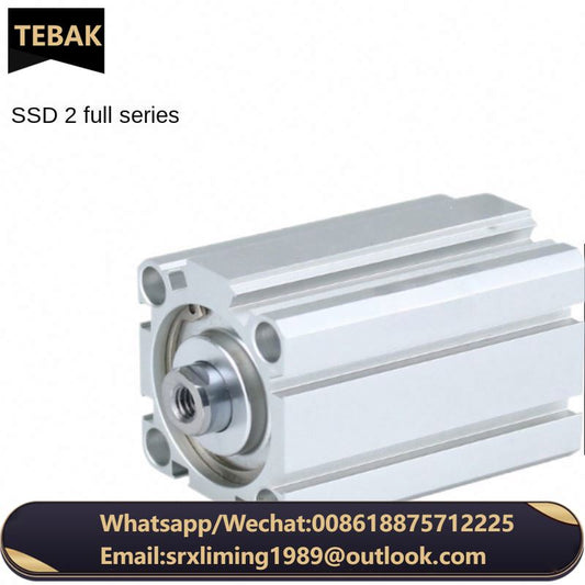ANDUUK Compact Cylinder SSD2-L-12-5/10/15/20/25/30-N-W1/-W1 Thin Cylinder