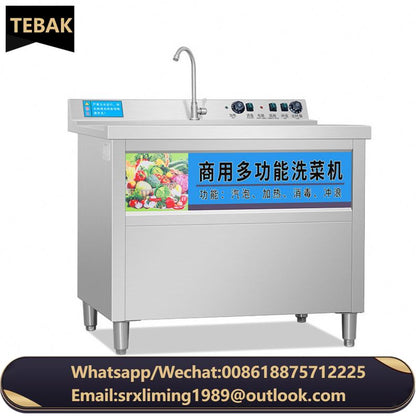TEBAK Vegetable Washer Plant Washing Clam Food Processing Plant Washing Food Processing Plant Spinach Date Washing