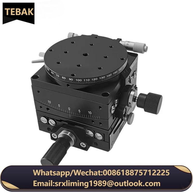 Quality Guarantee XY  Axis Manual Slide Table Trimming Platform Cross Roller Linear Position Stage for Precision Inspection