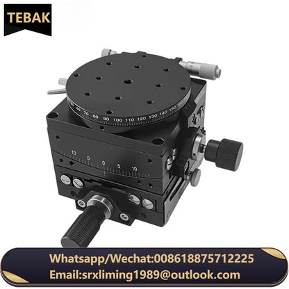 Quality Guarantee XY  Axis Manual Slide Table Trimming Platform Cross Roller Linear Position Stage for Precision Inspection