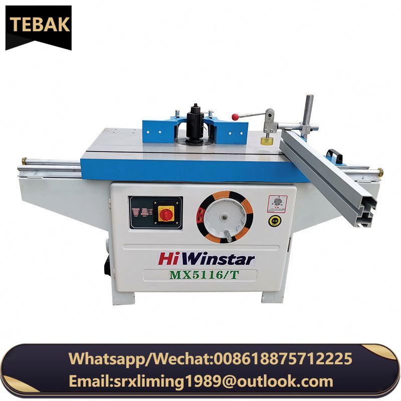 TEBAK XJ-50 Sliding Table Single Spindle Shaper Wood Spindle Moulder Machine MX5116T